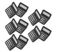 Toyvian 10pcs Mini Calculator Dollhouse Props Tiny Stationery Decorations for School and Miniature House for Creative Role Play and Classroom Interaction