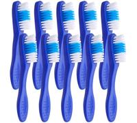 Toyvian 10Pcs Mini Toothbrushes Small with Soft Bristles Portable for Psychiatrists and Prison Use