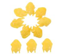 Toyvian 10pcs Miniature Roast Duck Figures Realistic Thanksgiving Duck Decor Halloween Food Prop for Dollhouse Table Decoration Creative Stress Relief Gift