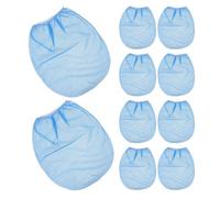 Toyvian 10pcs Paint Strainer Bags Fine Mesh Filter Bags for Water Based Paints with Elastic Drawstring Top Polyester Material Excellent Chemical Resistance Suitable for Gardening