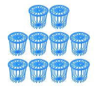 Toyvian 10pcs Parrot Bird Feeder Basket Bird Feeder Basket Convenient Easy to Fill High-end Plastic Material for Courtyard and Window Use Suitable for Parrots