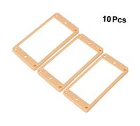 Toyvian 10pcs Pickup Covers for Electric Guitar Easy Installation Sturdy Design for Pickup Yellow for Music