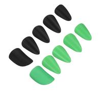 Toyvian 10pcs Pipa Nail Protectors for Musicians Comfortable Finger Covers for Chinese Pipa Playing Exam Practice Performance Soft Fit Fingertip Plectrum Set for Adults