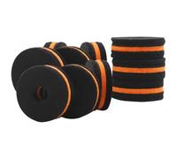 Toyvian 10pcs Practical Drum Set Felt Pads Anti-skid Wear Resistant Cymbal Accessories for Drum Kit Silencing and Protection in Music Practice