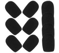 Toyvian 10pcs Product Title Microphone Cover Sponge Replacement Windscreen for Stage Mic Product Name Chinese Accurate Keywords Precise Keywords Competitor Five-point Description Noise