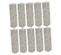 Toyvian 10pcs Quartz Polygonal Bacteria House Filter Media for Fish Tank Aquarium Pond Reusable Biofiltration Material Compatible with Household Filter Systems
