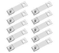 Toyvian 10pcs Replacement Clock Springs Pendulum Leaf Suspension Spring 0.83x0.28x0.20in Iron Vintage Precision Clock Movement Restoration