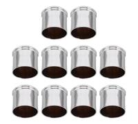 Toyvian 10pcs Replacement Diverter Switch Shower Diverter Valve Pull Knob Copper Silver for Bathroom Plumbing Valve Upgrade and Bathroom Renovation