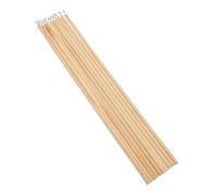 Toyvian 10pcs Round Wooden Puppet Control Rods Diy Craft Wood Sticks for Shadow Puppets Making, 300mm Solid Wood Poles for Artisans and Hobbyists