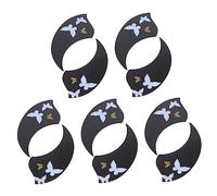 Toyvian 10pcs Self-adhesive Ukulele Fretboard Stickers Scratch Resistant Decal for Ukulele Accessories