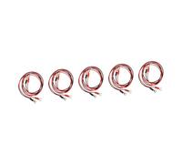 Toyvian 10pcs Shaped Electric Connection Wire Insulated Testing for Safe Accurate Physics Laboratory Use Flexible for Educational Purposes