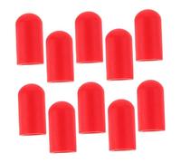 Toyvian 10pcs Silicone Drumstick Mute for Silent Practice Drum Mute Tips for Percussion Accessory Drumstick Dampener Tips for Drum Replacement Parts for Drummers