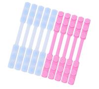 Toyvian 10pcs Silicone Mask Ear Strap Extender Hook for Daily Use and Office Reusable Mask Ear Relief Holder to Prevent Discomfort