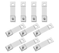 Toyvian 10pcs Silver Clock Pendulum Suspension Springs Replacement Set for Mechanical Floor and Grandfather Clocks Precision Main Springs Repair Parts for Vintage and Modern Mantel