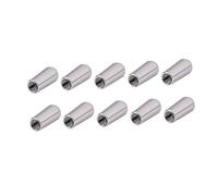 Toyvian 10pcs Silver Metal Guitar Toggle Switch Tips 3 Way Toggle Knobs Compatible Electric Guitar Accessories