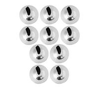 Toyvian 10Pcs Small Finger Cymbals, 5.5Cm Copper Musical Instruments for Kids, Orff Teaching Percussion Hand Cymbals for Dance Props