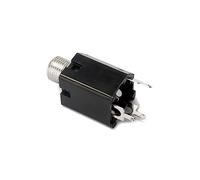 Toyvian 10pcs Square Socket Guitar Stereo Jack Mono Input Output Endpin Jack Plug for Bass Guitar