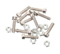 Toyvian 10pcs Stainless Steel Guitar Chord Practice Tool Screw Guitar Aid Chords Trainer for Beginners