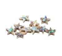Toyvian 10pcs Star Shaped Guitar Fretboard Markers Versatile Music Instrument Accessories for Guitars Basses Ukuleles and More Lightweight and Easy to Use Fret Markers