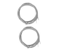Toyvian 10pcs Steel Bass Guitar Strings Silver Steel Replacement for String Electric Bass Guitar Compatible Easy to Install Individual Packaging