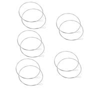 Toyvian 10pcs Steel Dulcimer Strings Replacement Accessories for Instrument Enthusiasts Standard Tension for Crisp Sound and Rich Overtones and Quality