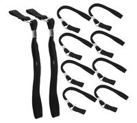 Toyvian 10pcs Stretchable Elastic Wrist Strap for Canes and Walking Sticks Lightweight Comfortable Grip Rope for Elderly Mobility Aid Secure Fit for Hiking and Outdoor Activities