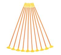 Toyvian 10pcs Suction Cup Arrows for Archery Durable Plastic Replacement Arrows for Target Practice Enhances Focus Coordination Easy Storage