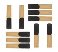 Toyvian 10Pcs Tenor Saxophone Reeds Strength 1.5 - Musical Instrument Reeds Pack for Student and Professional Tenor Sax Accessories Suitable for Beginner Saxophonists