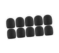 Toyvian 10pcs Thicken Cover Voice Tube Cover Microphone Protector for Ktv Singing Mic