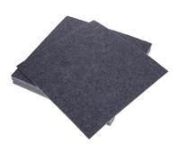 Toyvian 10pcs Thickened Square Carpet Tiles Non-Slip Soft Floor Mats for Play Areas Home Decor Interlocking Flooring Pads for Living and Bedroom