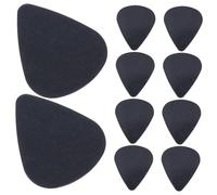 Toyvian 10pcs Thin Guitar Picks Black Celluloid Plectrums for Acoustic Bass Electric Guitars Smooth Strumming