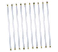 Toyvian 10PCS Transparent Fishing Float Tubes Plastic Live Bait Holders for Freshwater Fishing Floats Lightweight Accessories for Bait Storage and Improved Catch Efficiency