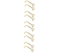 Toyvian 10pcs Violin Chin Rest Screws Metal Clamp for Violins Essential Replacement Parts for Musical Instruments Smooth Polished Finish for Corrosion Resistance