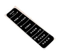 Toyvian 10pcs Violin Scale Stickers Learn Violin Scales Black Stickers Fret Labels Decals