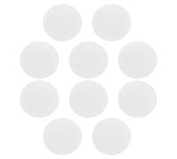 Toyvian 10pcs White Acrylic Lampshade Diffuser Plates for LED Spotlights with Anti-Glare and Even Light Diffusion, Modern Style Light Diffuser Panels for Household Interiors and Living