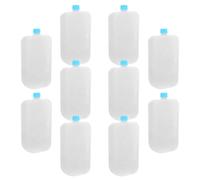 Toyvian 10pcs White Ice Packs for Air Cooler and Backpack Cooler Pe Material Snowflake Design Reduced Water Condensation for Living Room and Childfriendly Spaces