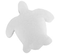Toyvian 10pcs White Oil Absorbing Sponge Set for Swimming Pool with Adorable Turtle Shape, High Efficiency Grime and Oil Collector Sponge for Pool and Tub Cleaning