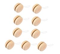 Toyvian 10Pcs Wood Responsive Ball DIY Painting for Childrens Crafting Gift Calming Fun Parent Activity Supplies