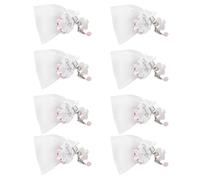 Toyvian 10set Butterfly Acrylic Keychain Decorative Keyrings with Material and Lightweight Design for Shower Birthday Party Favors and Event Gifts