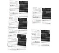 Toyvian 10sets Decorative Piano Keyboard Stickers of Key Decals for Beginners Easy to Read Safe Practical Piano Accessories for