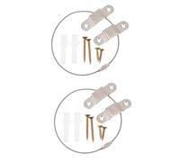 Toyvian 10sets Furniture Falling Strap Safety Straps Anchors for Childproofing Protecting Furniture Like Bookshelves Tvs and Desks from Tip-Over Hazards in Living Rooms Bedrooms