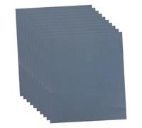 Toyvian 10sheets Bird Cage Gravel Liner Paper for Parrots Budgies and Canaries Easy to Replace Sandpaper Mats for Clean and Healthy Pet Environments