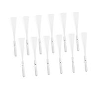 Toyvian 12 Pcs LED Fiber Optic Glow Sticks Party Props White Colorful Flashing Wands for Concerts Festivals and Stage Performances