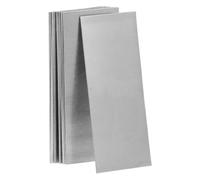 Toyvian 12 Pcs Zinc Anode Sheets for Galvanizing and Electroplating, Uniform Coating Zinc Plates for Fruit Battery Material, Educational Tool for Research Institutions and Elementary