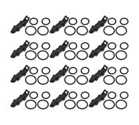 Toyvian 12 Set Fishing Rod Hook Keeper Lure Holder Bait Holders With Rubber For Freshwater And Saltwater Fishing