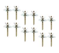 Toyvian 12 Sets Birdcage Fitting Screws for Perch Stand Feeder Durable Accessories for Bird Cages Easy Installation Compatible with Various Pet Cages Lightweight and Convenient Storage