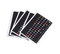 Toyvian 12 Sheets Ukulele Note Stickers for Starters Ukulele Scale Sticker Guide Introductory for Beginners