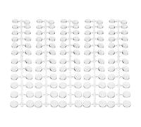Toyvian 120pcs Nail Color Display Holder Plastic round Flat Bead Shape Tips for Manicure Salon Use Portable Nail Polish Color Organizer Comprehensive Comparison