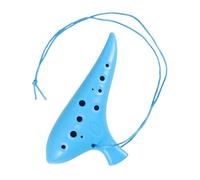 Toyvian 12holes Plastic Ocarina Alto Ocarina for Boys and Girls and Beginners Unbreakable Musical Instrument for Student Practice and Musical Development