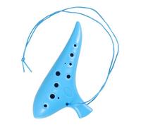 Toyvian 12holes Plastic Ocarina Instrument Alto Ocarina Flute Wind Instrument for Boys and Girls Boy Girl Beginners Easy to Play Music Toy for Learning Ancient Chinese Musical Sounds